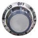 AllPoints 221658 Thermostat Knob, 2-1/2" Dia, Off, Lo, 2-7, Hi, Preheat 1 image