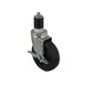 AllPoints 262407 Caster, 5", Swivel with Brake, Stem, For 1-5/8" Od Tubing 1 image