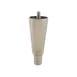 AllPoints 262437 2-3/8" Equipment Leg, 6" Height, Stainless Steel, Satin Nickel Finish 1 image