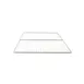 AllPoints 262646 Silver Epoxy Coated Refrigerator Shelf, 21" x 26" 1 image