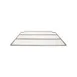 AllPoints 266035 Gray Epoxy Coated Refrigerator Shelf, 19" x 22" 1 image