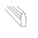 AllPoints 321120 Door Gasket, 79"L, 500° F Temperature Rating, Dart, Gray 1 image