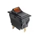 AllPoints 421217 Coffee Machine Switch, On/Off, Amber Light, Black, 1-Piece, Durable Plastic 1 image