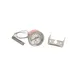 AllPoints 621059 Thermometer – 24½" Capillary Probe, 2¼" Dial Display, 7⁄16" Bulb, 30°F‑240°F Range 1 image