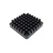AllPoints 68107 Shaver Specialty® Pusher Block, 3/8" Black Plastic Dicer Part for Commercial Vegetable Slicer 1 image