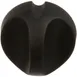 AllPoints 8009288 Knob, Black, 2-3/4" Od Diameter, 1/4" D Stem, Flat Down. 1 image