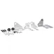AllPoints 8011698 Door Hinge Kit, Right Hand, RES 1 image