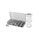 AllPoints 851358 Nut & Washer Kit, Contains (260) Pieces, Stainless Steel 1 image