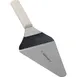 AllPoints DEXS176PCP Pizza Server - 14" x 6" x 5" Steel Blade, White Plastic Handle, Edge, USA 1 image