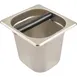 AllPoints 1331855 Knock Box – 6" H x 6-1/2" W x 7" D Stainless Steel Coffee Dredge 1 image
