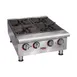APW Wyott GHP-4S 24" Countertop Gas Hotplate with (4) Burners, Manual Controls, 66.000 BTU 1 image