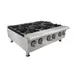 APW Wyott GHP-6S 36" Countertop Gas Hotplate with (6) Burners, Manual Controls, 132.000 BTU 1 image