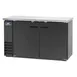 Arctic Air ABB60 61" 2 Solid Swinging Door Back Bar Cooler, 16.7 cu. ft., 72x6-pk 12oz. Cans 1 image