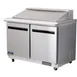 Arctic Air AMT48R 48" Two Section Mega Top Sandwich & Salad Prep Table w/ 2 Doors, 18 Pans 1 image