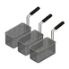 Arcobaleno APCB7SET3 Pasta Cooker Basket Set, Set of (3) Size #7 Pasta Baskets 1 image