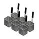 Arcobaleno APCB8SET6 Pasta Cooker Basket Set, Set of (6) Size #8 Pasta Baskets 1 image