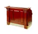 FWE AS-BBC-6 Architectural Series 50 lb. Ice Bin Removable Speed Rack-73" Portable Bar 1 image