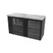 Asber ABBC-24-72G Slim Line Back Bar Cooler w/ 3 Glass Door - 72"W x 24-3/8"D x 35-1/2"H 1 image