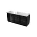 Asber ABBC-78G Back Bar Cooler with 3 Glass Door - 80"W x 28-5/8"D x 36-7/8" 1 image