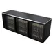 Asber ABBC-94G Back Bar Cooler with 3 Glass Door - 95-1/2"W x 28-5/8"D x 36-7/8" 1 image
