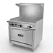 Asber AER-G36-36-H 36" Gas Restaurant Range w/ 36" Full Griddle, (1) Standard Oven, 102.000 BTU 1 image