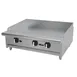 Asber AETG-36-H 36" Countertop Gas Griddle with Thermostatic Controls, 3/4" Steel Plate, 90.000 BTU 1 image