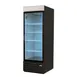 Asber AFMD-23 A 27" 1 Section Glass Door Freezer Merchandiser in Black, 23 cu. ft. 1 image