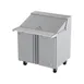 Asber APTM-36-15 37" 2-Door Mega Top Sandwich and Salad Prep Table, 15 Pans, Stainless Steel 1 image