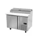 Asber APTP-46 46" 1-Section Refrigerated Pizza Prep Table w/ 1 Door, (6) 1/3 Size Pans 1 image