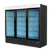 Asber ARMD-72 A 82" Merchandiser Refrigerator with 3 Swing Glass Door, 72 cu. ft. 1 image