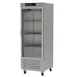 Asber ARR-23-1G-H One Section Reach-in Refrigerator w/ Glass Door, Bottom Mounted, Stainless Steel, 23 cu. ft. 1 image
