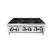 Atosa USA ACHP-6 36" Countertop Gas Hotplate w/ (6) Burners, Manual Controls, 192.000 BTU 2 image
