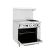Atosa USA AGR-2B24GL-LP 36"  LP Gas Restaurant Range w/ (2) Open Burners, 24" Griddle, 121.000 BTU 2 image
