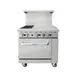 Atosa USA AGR-2B24GR-NG 36" Gas Restaurant Range w/ (2) Open Burners, 24" Griddle, 136.000 BTU 3 image