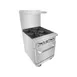 Atosa USA AGR-4B-NG 24" Gas Restaurant Range w/ (4) Open Burners & (1) Oven, 152.000 BTU 3 image