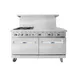 Atosa USA AGR-4B36GR-LP 60" Liquid Propane Gas Restaurant Range w/ (4) Open Burners, 36" Griddle 3 image