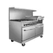 Atosa USA AGR-6B-24RGB-LP 60" LP Gas Restaurant Range, (6) Burners, 24" Raised Griddle, 300.000 BTU 3 image