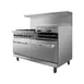 Atosa USA AGR-6B-24RGB-LP 60" LP Gas Restaurant Range, (6) Burners, 24" Raised Griddle, 300.000 BTU 4 image