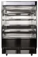 Atosa USA AOM-50B 78" Vertical Open Air Merchandiser in Black, 4 Shelves, 16.5 cu. ft. 1 image