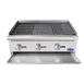 Atosa USA ATCB-36 36" Countertop Gas Radiant/Lava Rock Charbroiler w/ (3) Burners, 105.000 BTU 4 image