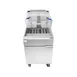 Atosa USA ATFS-75-NG 21" Floor Model Full Pot Natural Gas Fryer, 75 Lbs, (5) Burners, 170.000 BTU  2 image