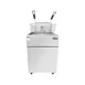 Atosa USA ATFS-75-NG 21" Floor Model Full Pot Natural Gas Fryer, 75 Lbs, (5) Burners, 170.000 BTU  4 image