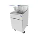 Atosa USA ATFS-75-NG 21" Floor Model Full Pot Natural Gas Fryer, 75 Lbs, (5) Burners, 170.000 BTU  5 image