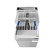 Atosa USA ATFS-75-NG 21" Floor Model Full Pot Natural Gas Fryer, 75 Lbs, (5) Burners, 170.000 BTU  6 image