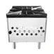 Atosa USA ATSP-18-1L 18" Gas Stock Range (Stove) w/ (1) Three Ring Burner, Low Height, 80.000 BTU 7 image