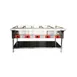 Atosa USA CSTEB-5C 72" CookRite Steam Table, Dry or Wet Heat, 5 Pan Capacity, 3.75 kW 1 image
