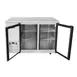 Atosa USA MBB48GGR 48" Two Section Back Bar Cooler with Glass Door, 12.9 cu. ft. 2 image