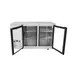 Atosa USA MBB59GGR 57" Two Section Back Bar Cooler with Glass Door, 17.3 cu. ft. 3 image