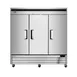 Atosa USA MBF8508GR 81" 3-Section Reach-In Refrigerator w/ 3 Solid Door, Bottom Mount, 68 cu. ft. 1 image