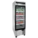 Atosa USA MCF8701GR 27" 1 Section Glass Door Freezer Merchandiser, Stainless Steel, 19.1 cu. ft. 2 image